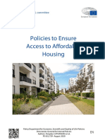 Policies To Ensure Access To Affordable Housing: Study