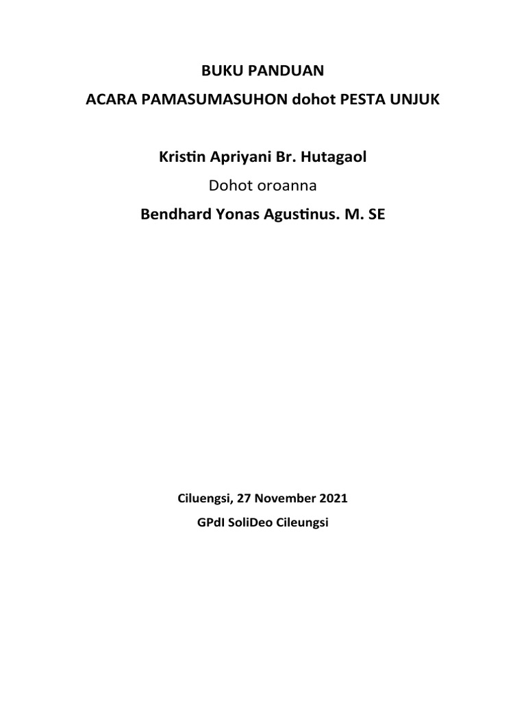 Buku Panduan | PDF