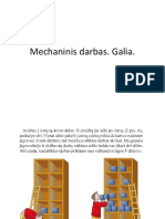 Mechaninis Darbas Ir Galia - Teorija