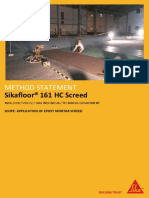 MS - Sikafloor 161 HC Screed (Application of Epoxy Mortar Screed) (v.02.2018)
