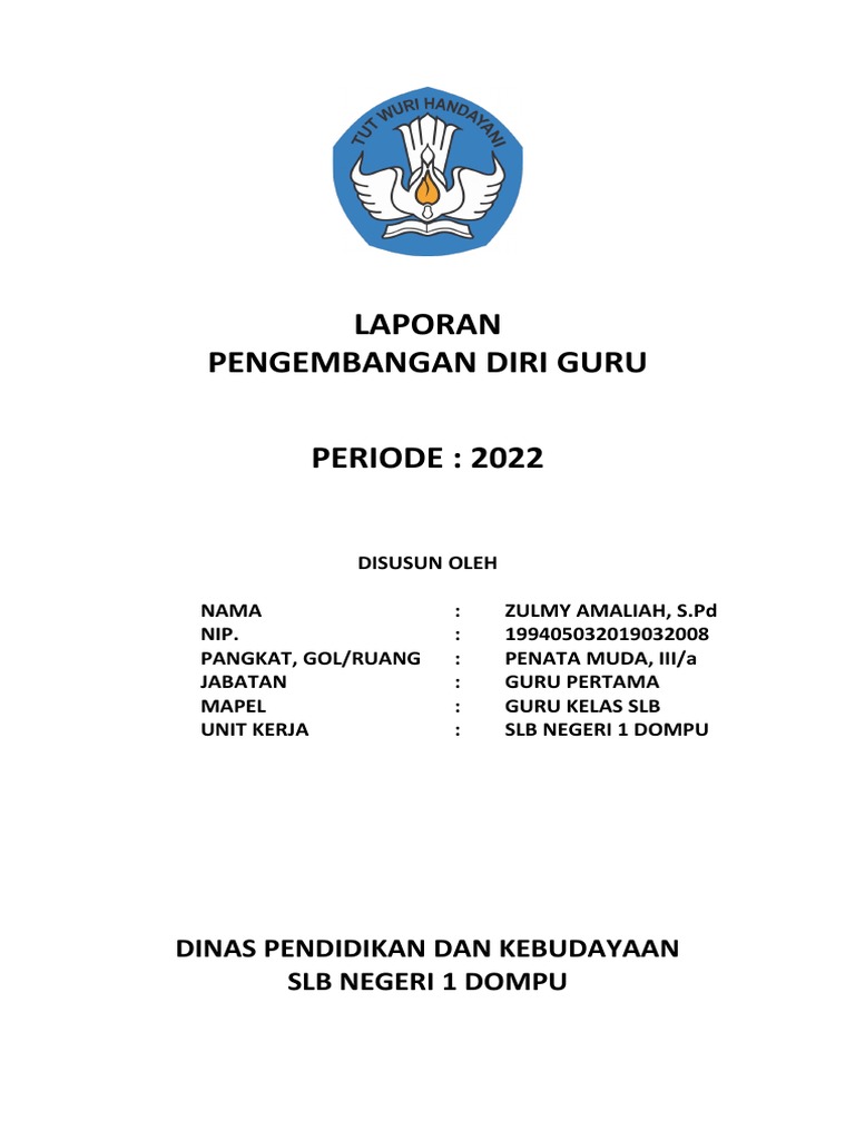 Laporan Pengembangan Diri Guru 2022 | PDF | Karier & Perkembangan | Bisnis
