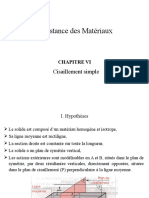 Resistance Des Materiaux - Chapitre 6 Cisaillement