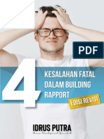 Idrus Putra - 4 Kesalahan Fatal Building Rapport (EDISI REVISI 2021)