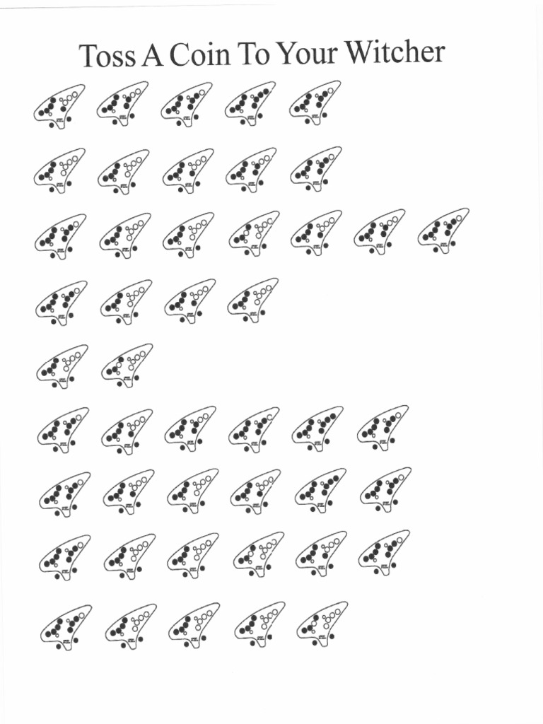 Toss A Coin To Your Witcher Tabs PDF