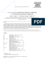 The Structure of Positional Tolerance Evaluation