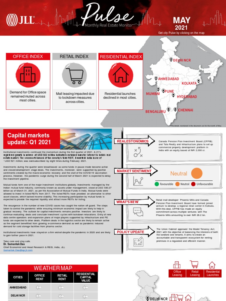 JLL Pulse Real Estate Monitor May 2021 PDF Real Estate Investment Trust Mutual Funds