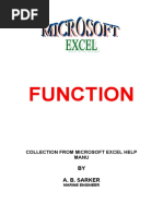 Function: BY A. B. Sarker