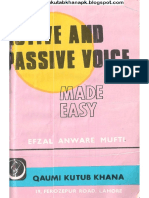 Active and Passive Voice Made Easy by Afzal Anwar Mufti - Pdfurdukutabkhanpk.blogspot - Urdukutabkhanapk.blogspot