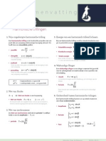 Samenvatting Harmonische Trillingen