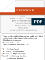 Fungsi Produksi