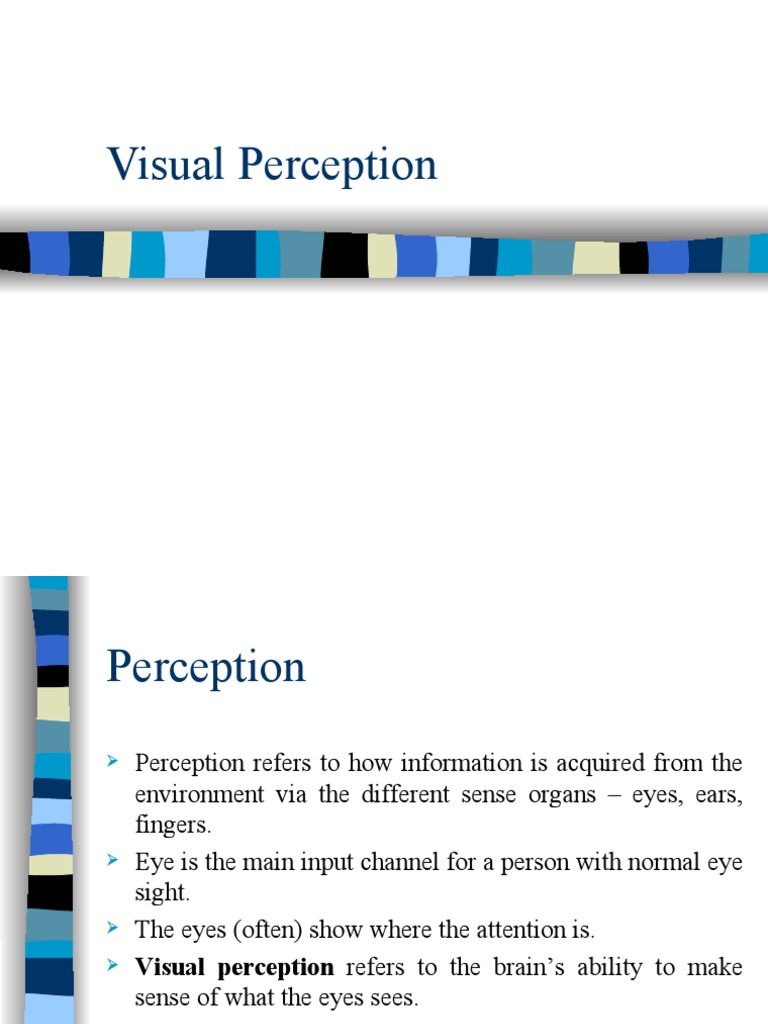 Gestalt Principles 1 | PDF | Perception | Neuropsychological Assessment