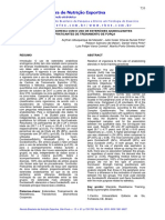 Relação Da Vigorexia Com o Uso de Esteróides Anabolizantes em Praticantes de Treinamento de Força