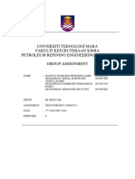 Universiti Teknologi Mara Fakulti Kejuruteraan Kimia Petroleum Refining Engineering (Cge 656) Group Assignment