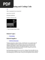 Sizing Heating and Cooling Coils