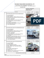 6.11 Quotation Sheet For HOWO Light Duty Trucks