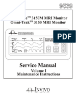 Invivo 3150 MRI Monitor - Service Manual