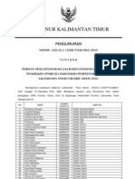 Pengumuman Kelulusan CPNS 2010