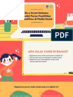 Be A Great Netizen Ambil Peran Kreatif-Mu Di Media Sosial - Wilda Kumala Sari