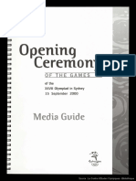 Opening Ceremony: Media Guide