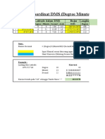 Konversi DMS Ke Decimal Dan Decimal Ke DMS