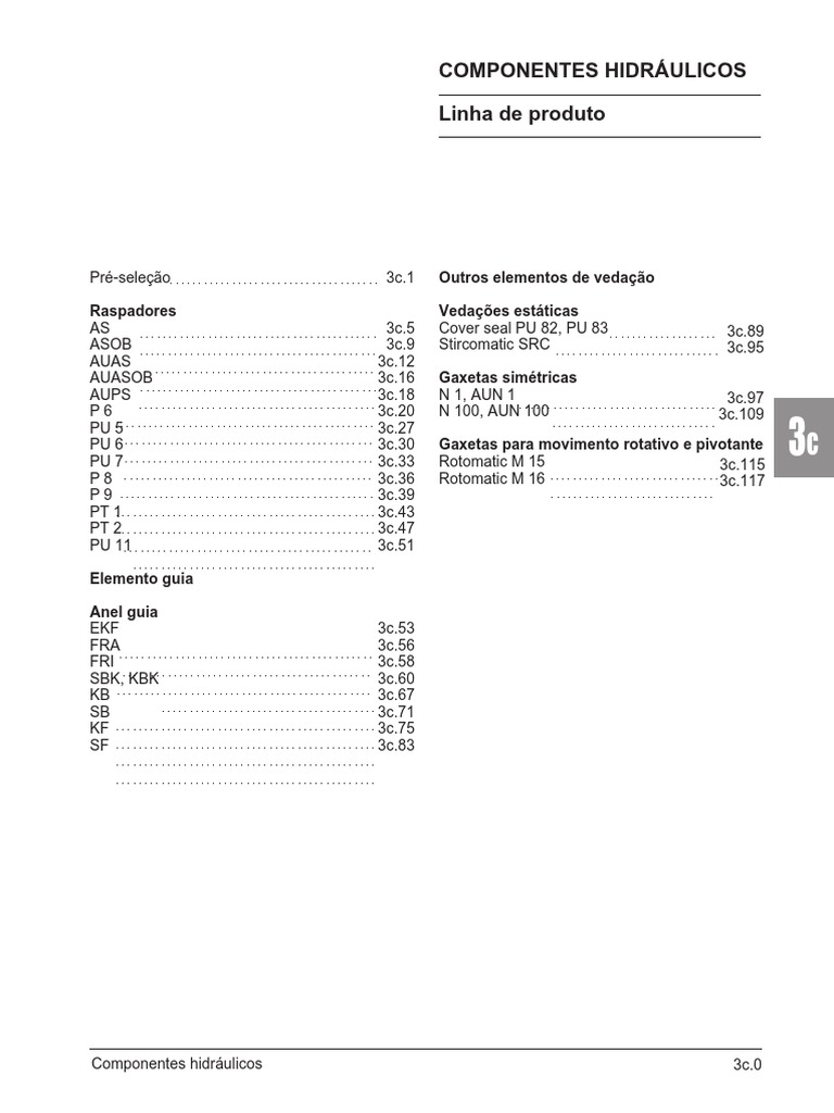 Catalogo Freudenberg Componentes Hidraulicos Pneumaticos Aneis Orings ...