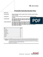 Estimated Logix 5000 Controller Instruction Execution Times: Reference Manual