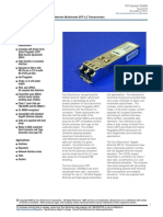 Gigabit Ethernet Multimode SFP LC Transceivers: PDF Datasheet 1654845