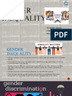 Gender Inequality: Kashish Behal Cse-M RA2111003030444