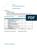 Tes Diagnostik Cepat Antigen SARS-CoV-2