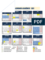 calendario  2021 UPTAEB