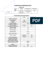 Caracteristiques Compresseur K243