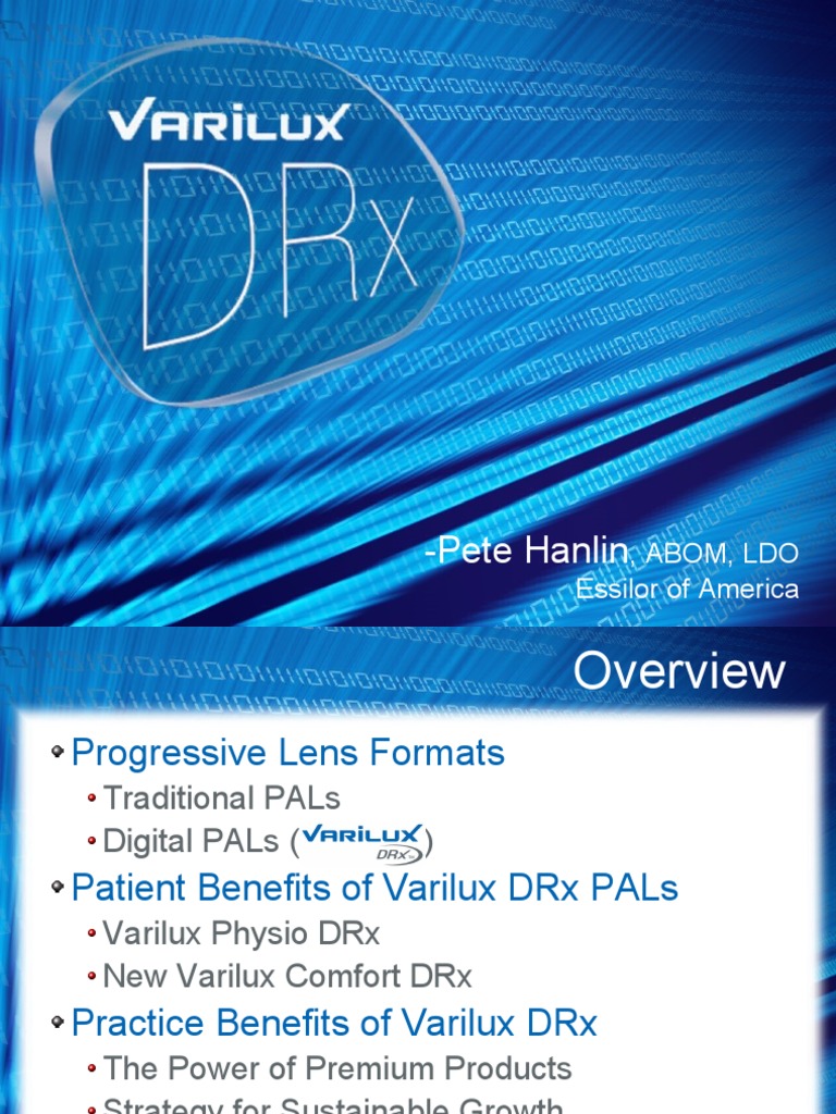 VARILUX (Varilux DRx) Lens (Optics) Optics