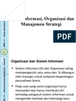 BAB-II SI, Organisasi, Manajemen Dan Strategi