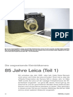 85 Jahre Leica Teil 1