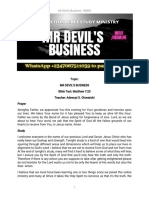 MR Devil's Business