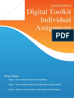Digital Toolkit Individual Assignment: Series of Blogs