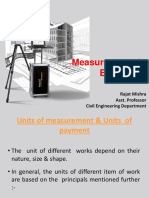 Measuring Civil Works