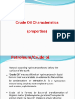 Crude Oil Characteristics: Properties, Evaluation & Worldwide Quality Trends