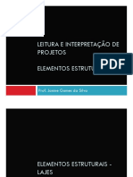 Elementos Estruturais - Leitura e Interpretação de Projetos