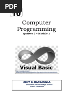 Computer Programming: Quarter 2 - Module 1