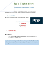 Reference Du Langage de Programmation Arduino