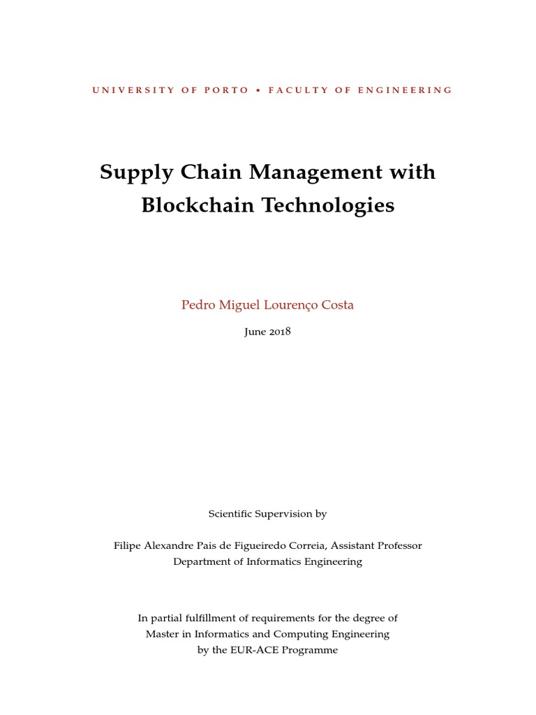 Thesis PDF Supply Chain Management Supply Chain