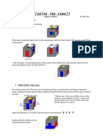 ( (Solve The Cube) ) : Beginner Method by Tim Pow