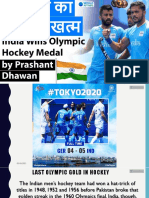Indian Hockey Bronze Olympics