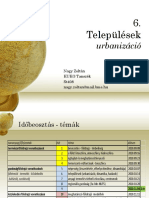 Települések: Urbanizáció