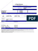 e-Ticket Itinerary Details