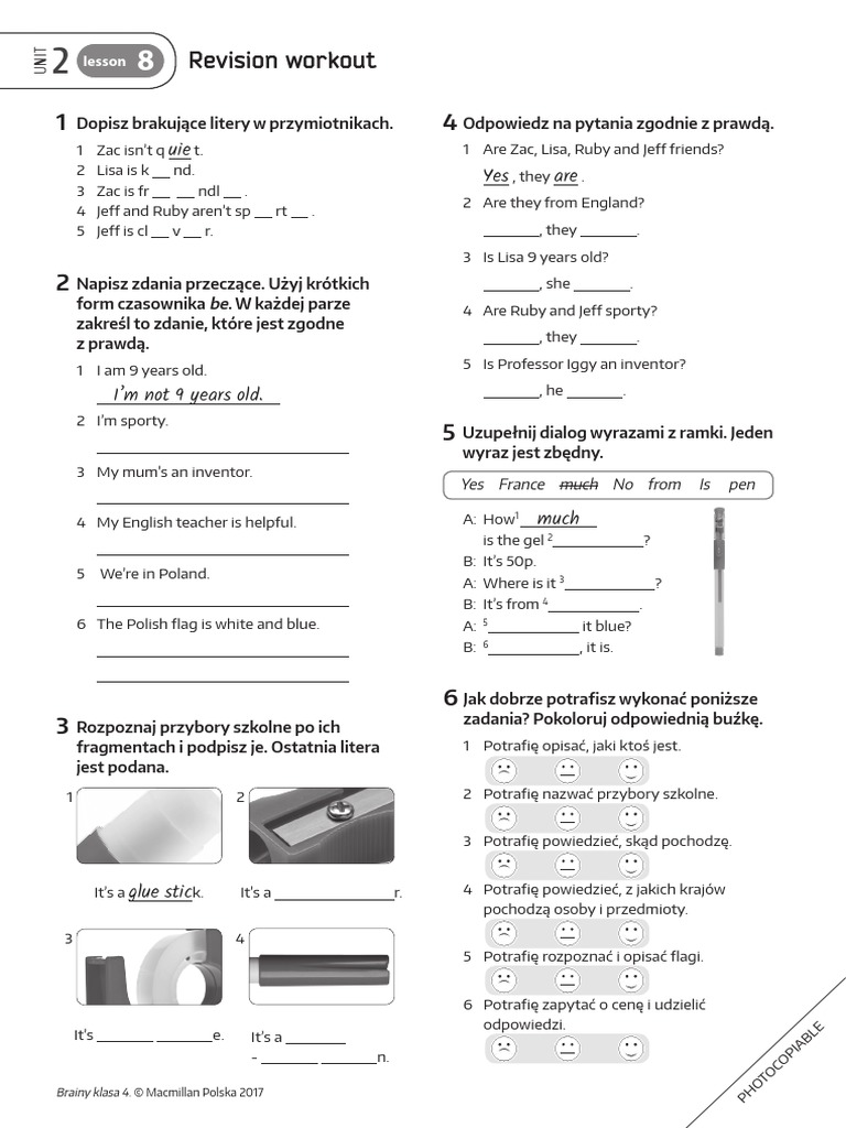 Sprawdzian Z Godzin Zegarowych Angielski Pdf