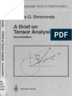 A Brief on Tensor Analysis