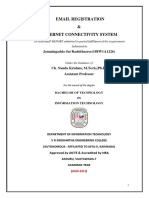 Email Registration & Internet Connectivity System: Jonnalagadda Sai Rashithasree (188W1A1226)