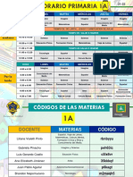 Horario Primaria 1 21-22